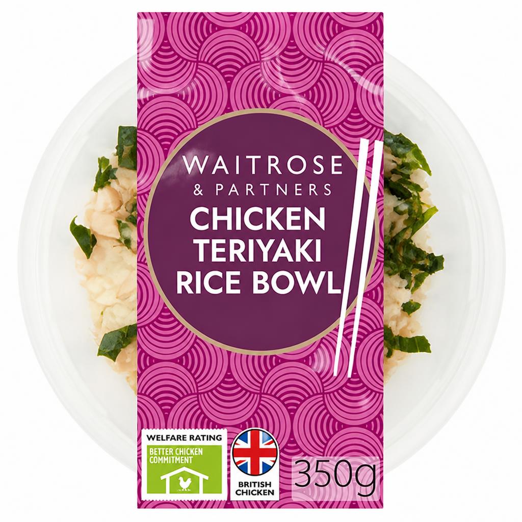 Waitrose Chicken Teriyaki Donburi Rice Bowl for 1