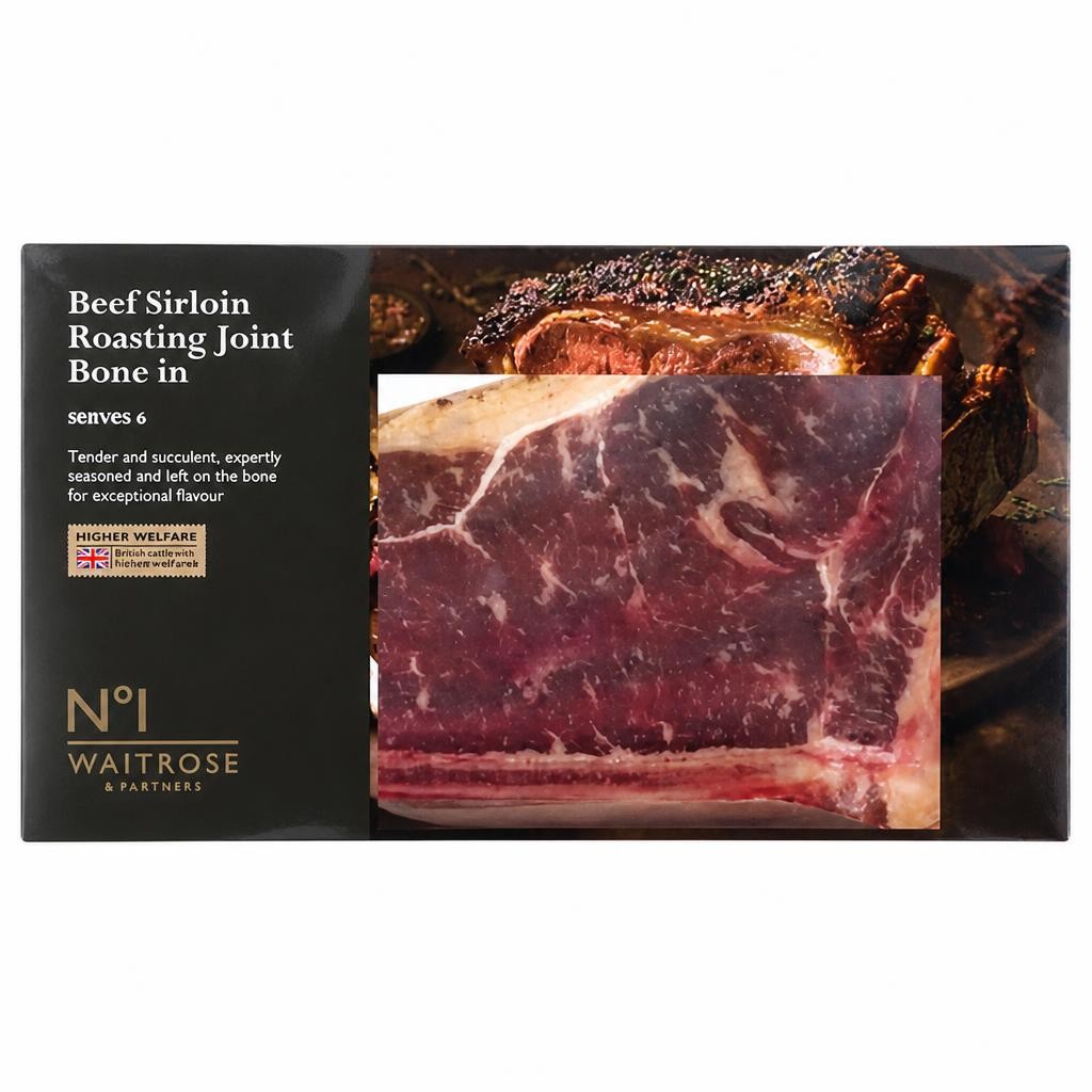No.1 Beef Sirloin Roasting Joint Bone In