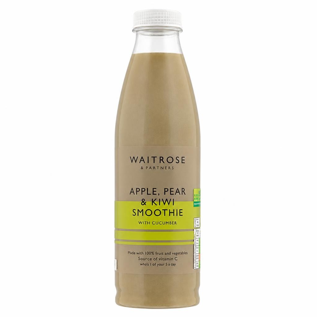 Waitrose Apple, Pear & Kiwi Smoothie Large