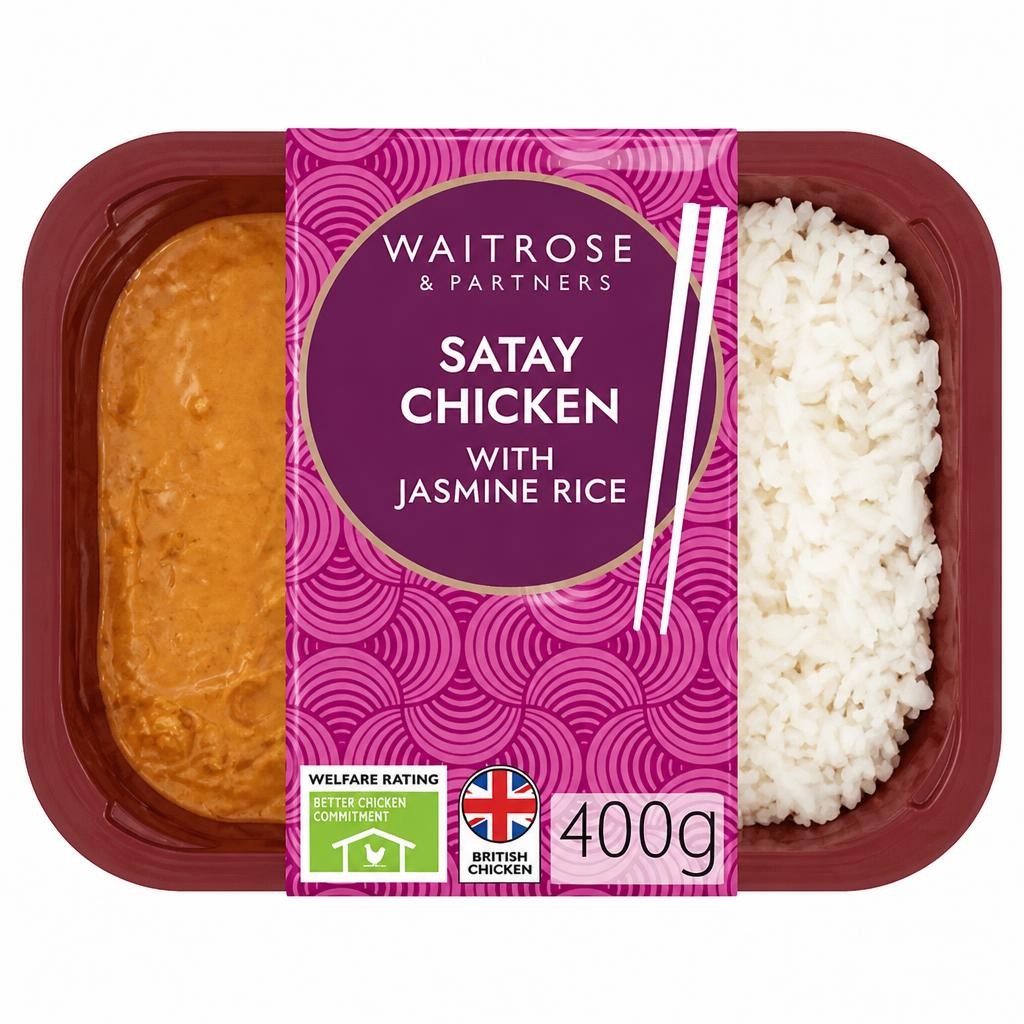 Waitrose Satay Chicken with Jasmine Rice