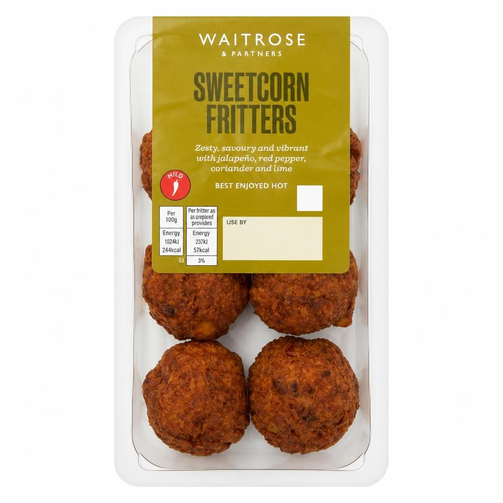 Waitrose Sweetcorn Fritters