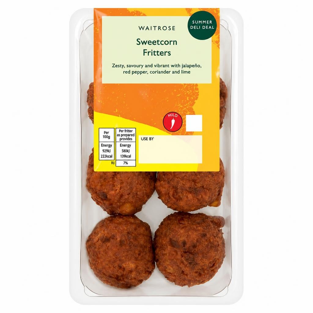 Waitrose Sweetcorn Fritters