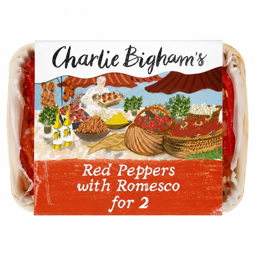 Charlie Bigham's Red Peppers with Romesco