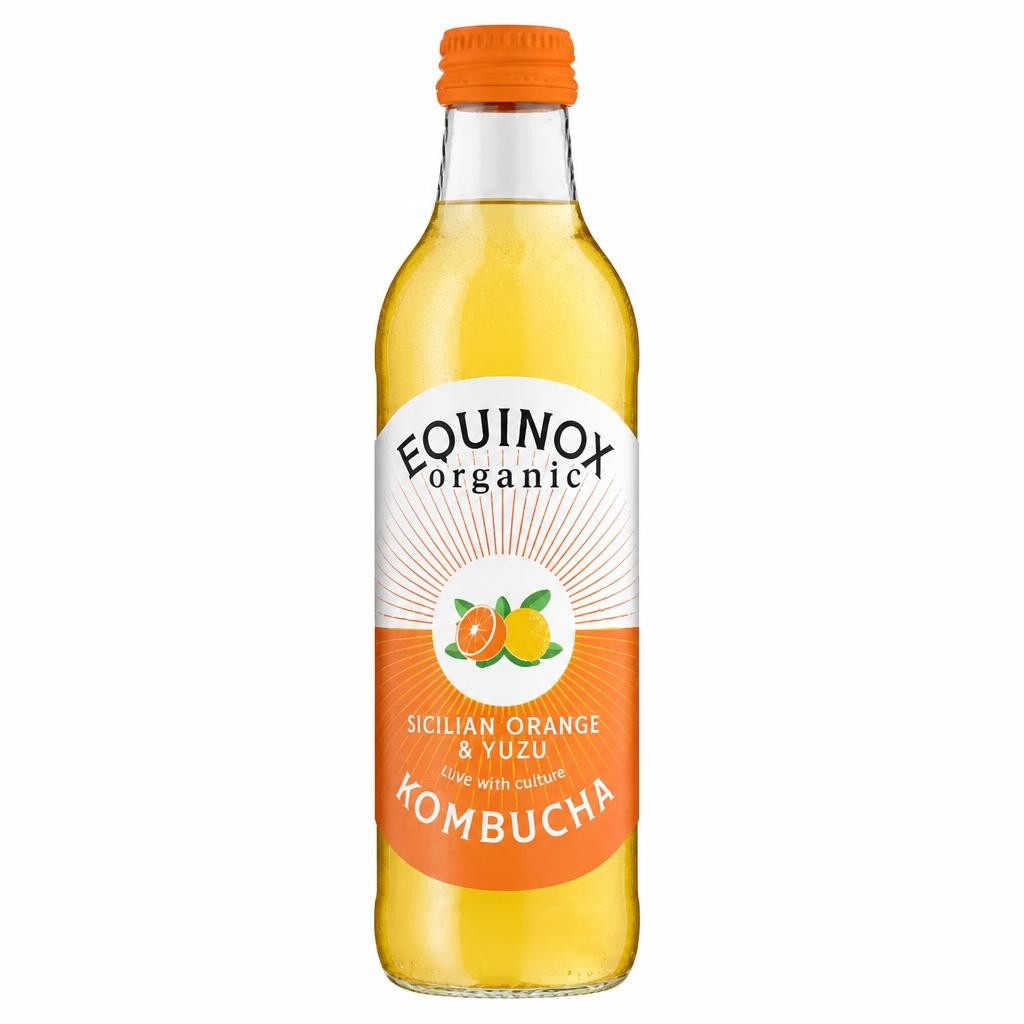 Equinox Organic Orange & Yuzu Kombucha