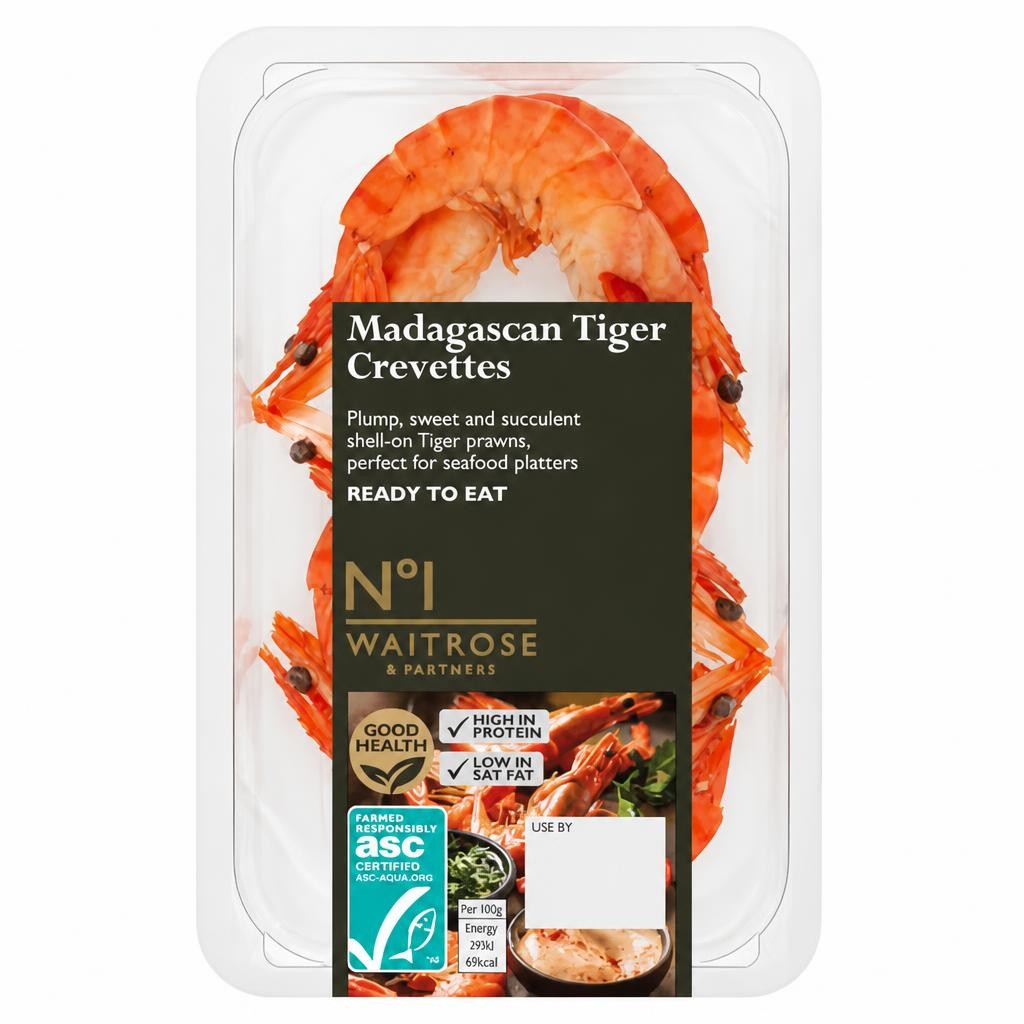 No.1 Madagascan Tiger Crevettes