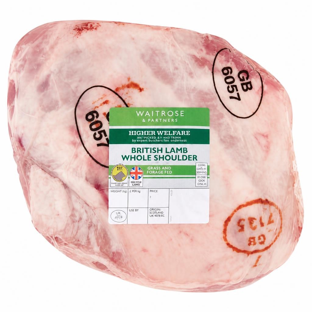 Waitrose British Lamb Whole Shoulder