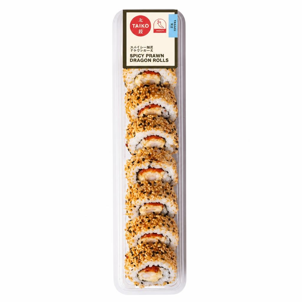 Taiko Spicy Prawn Dragon Rolls