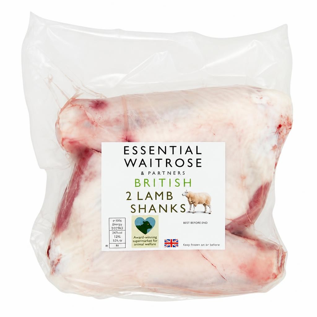 Essential Frozen British 2 Lamb Shanks
