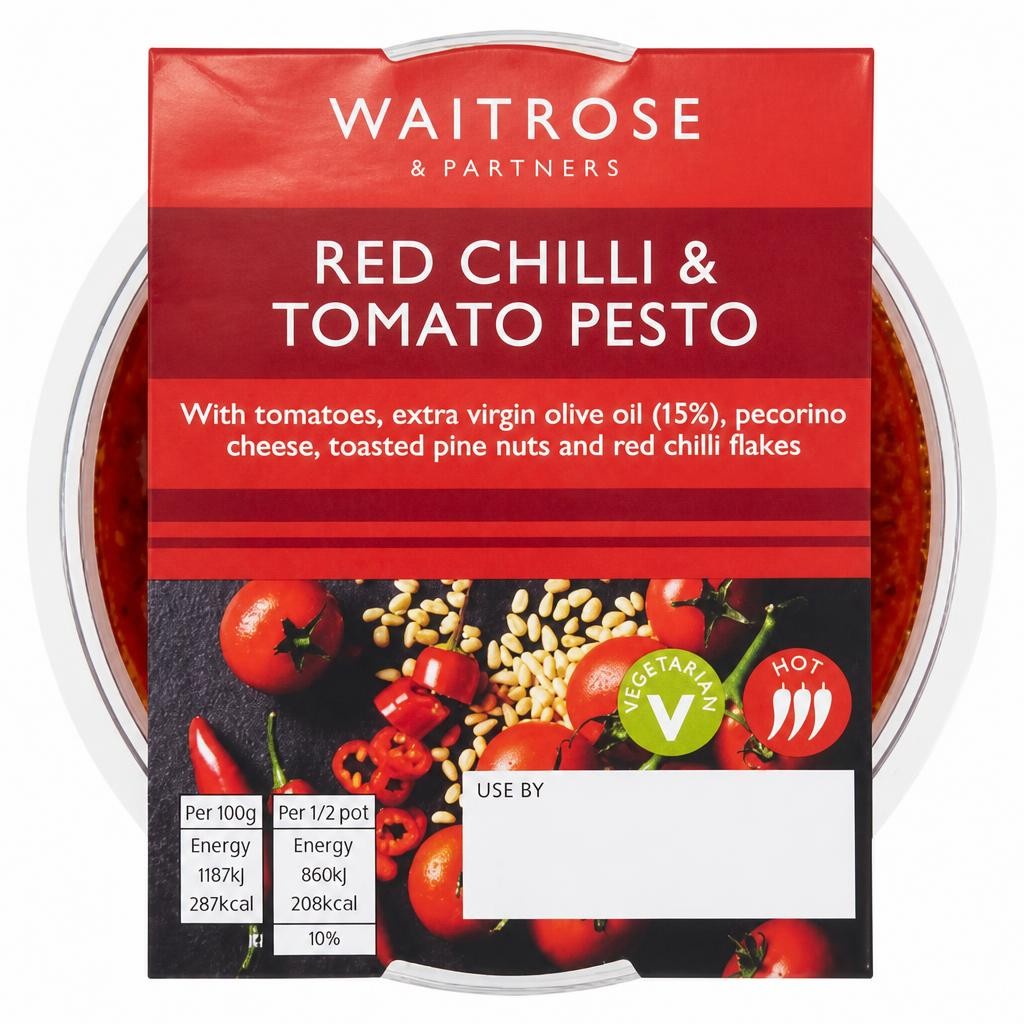 Waitrose Red Chilli & Tomato Pesto