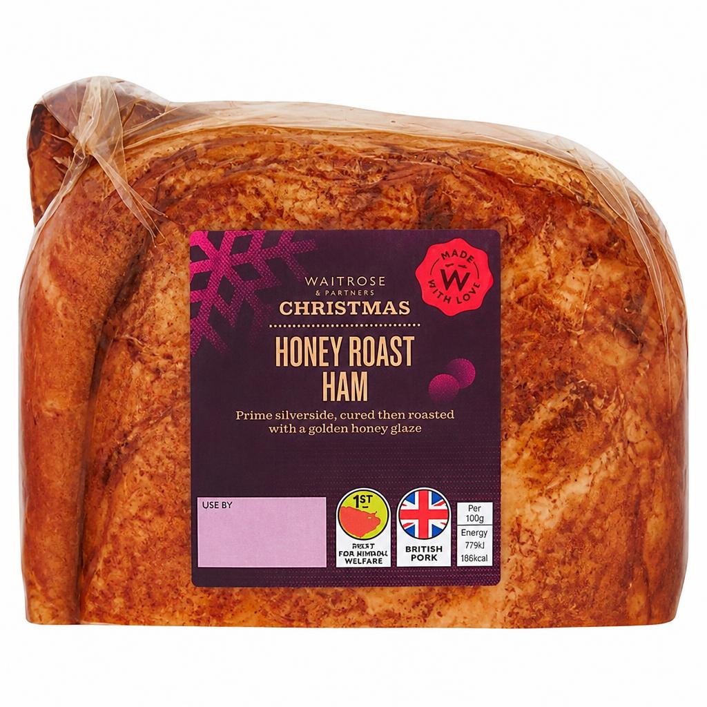 Waitrose Christmas Honey Roast Ham