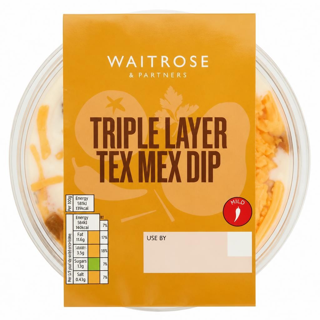 Waitrose Summer Triple Tex-Mex Layered Dip