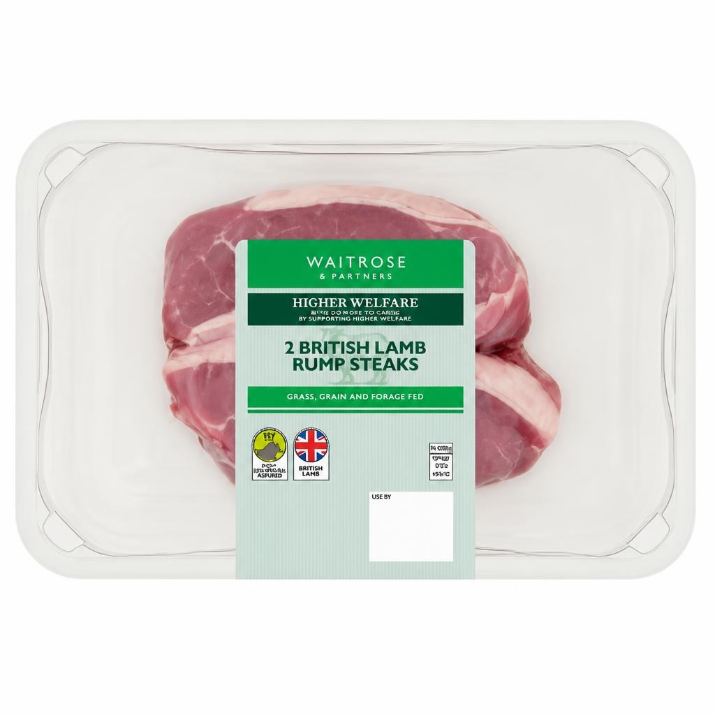 Waitrose 2 British Lamb Rump Steaks