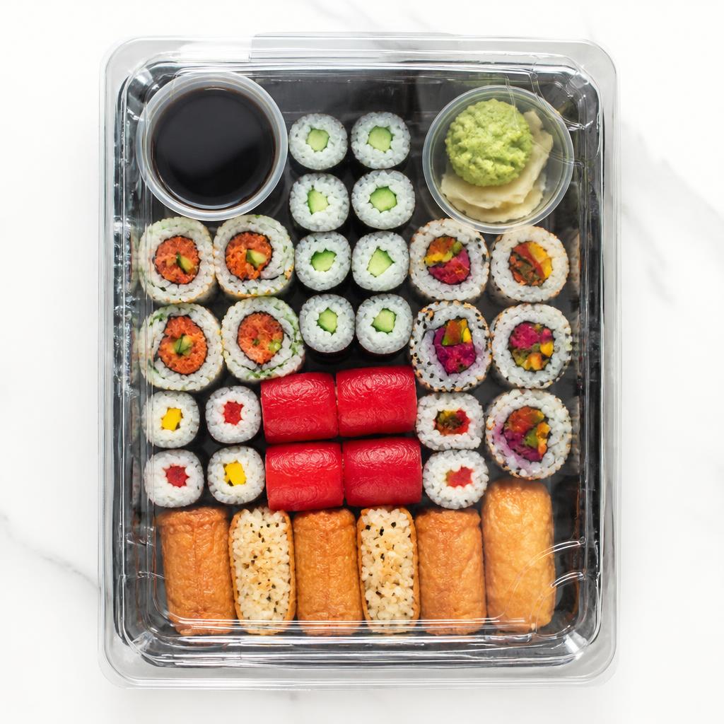 Taiko Sushi Vegan Platter