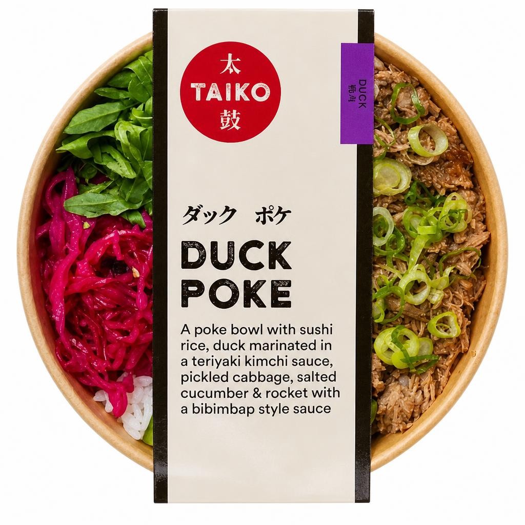 Taiko Duck Poke Bowl