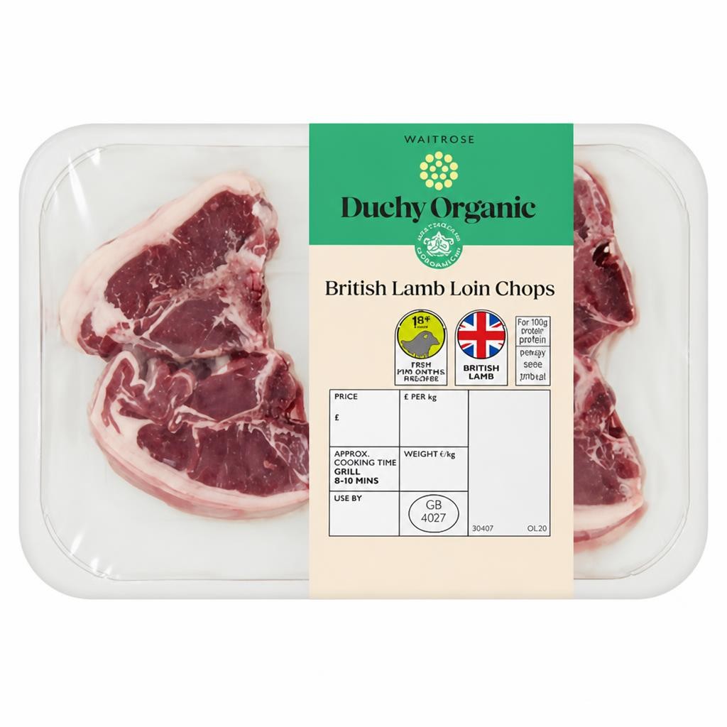 Duchy Organic British Lamb Loin Chops