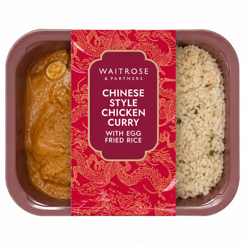 Waitrose Chicken Curry & Egg Fried Rice
