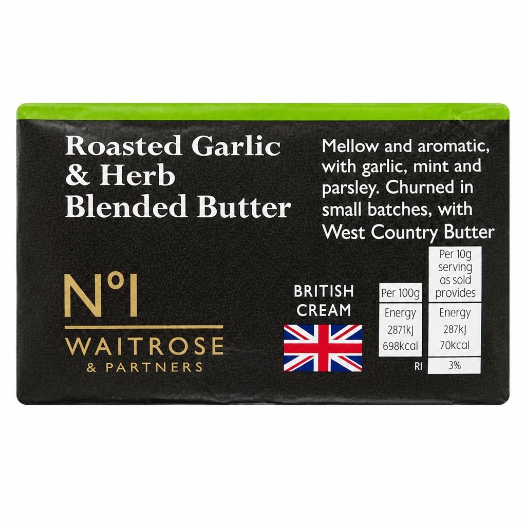 No.1 Roasted Garlic & Herb Blended Butter