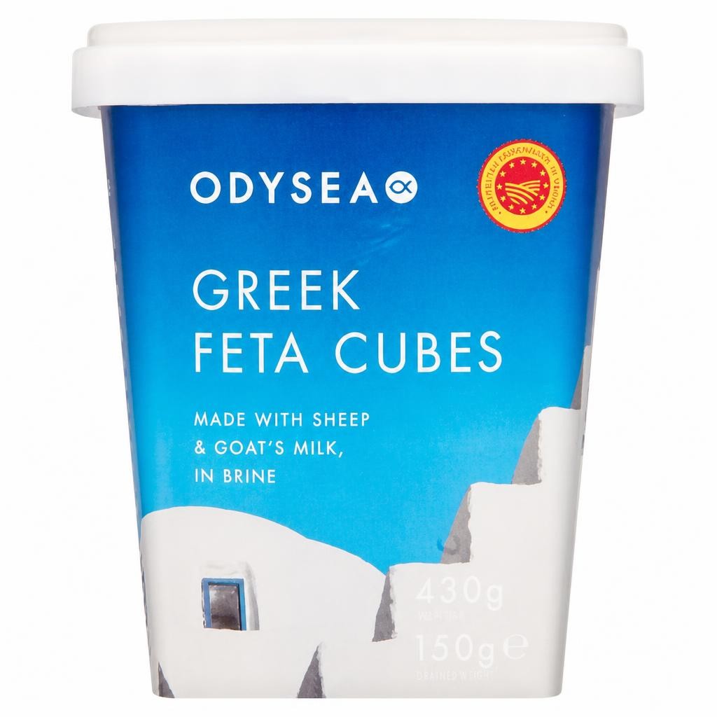 Odysea Greek Feta Cheese Cubes in Brine