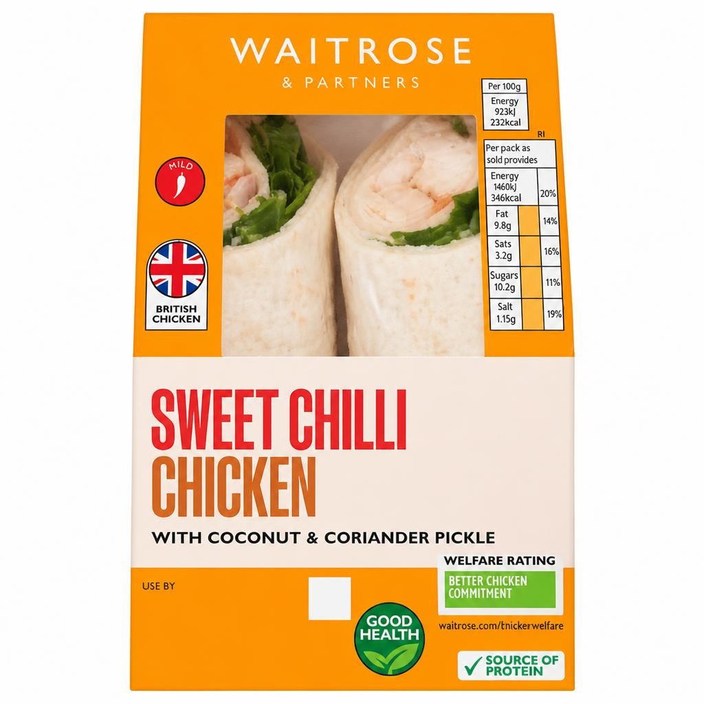 Waitrose Sweet Chilli Chicken Wrap