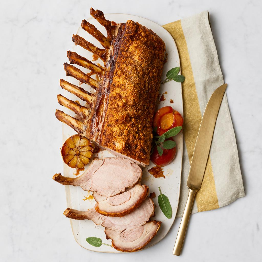 No.1 Free Range British Pork Crackling 10 Bone Rack
