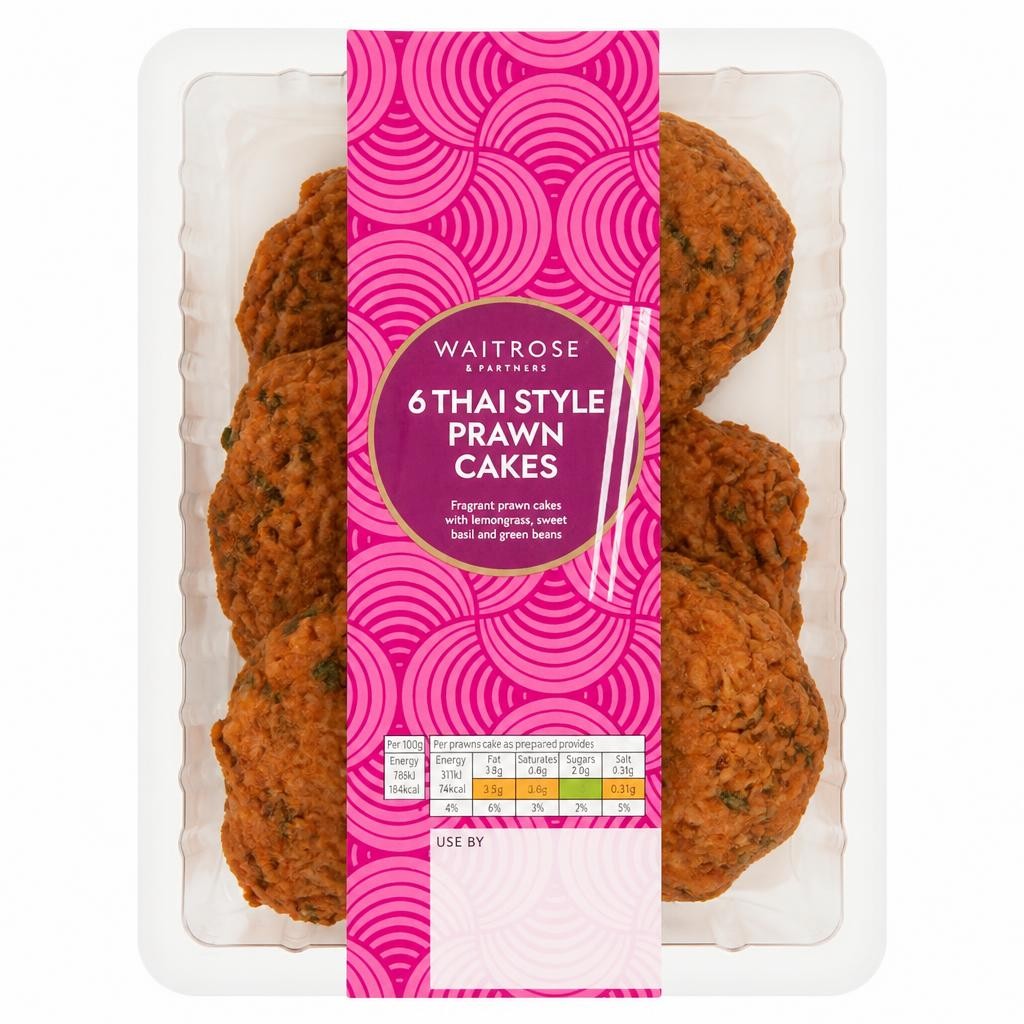 Waitrose 6 Thai Style Prawn Cakes