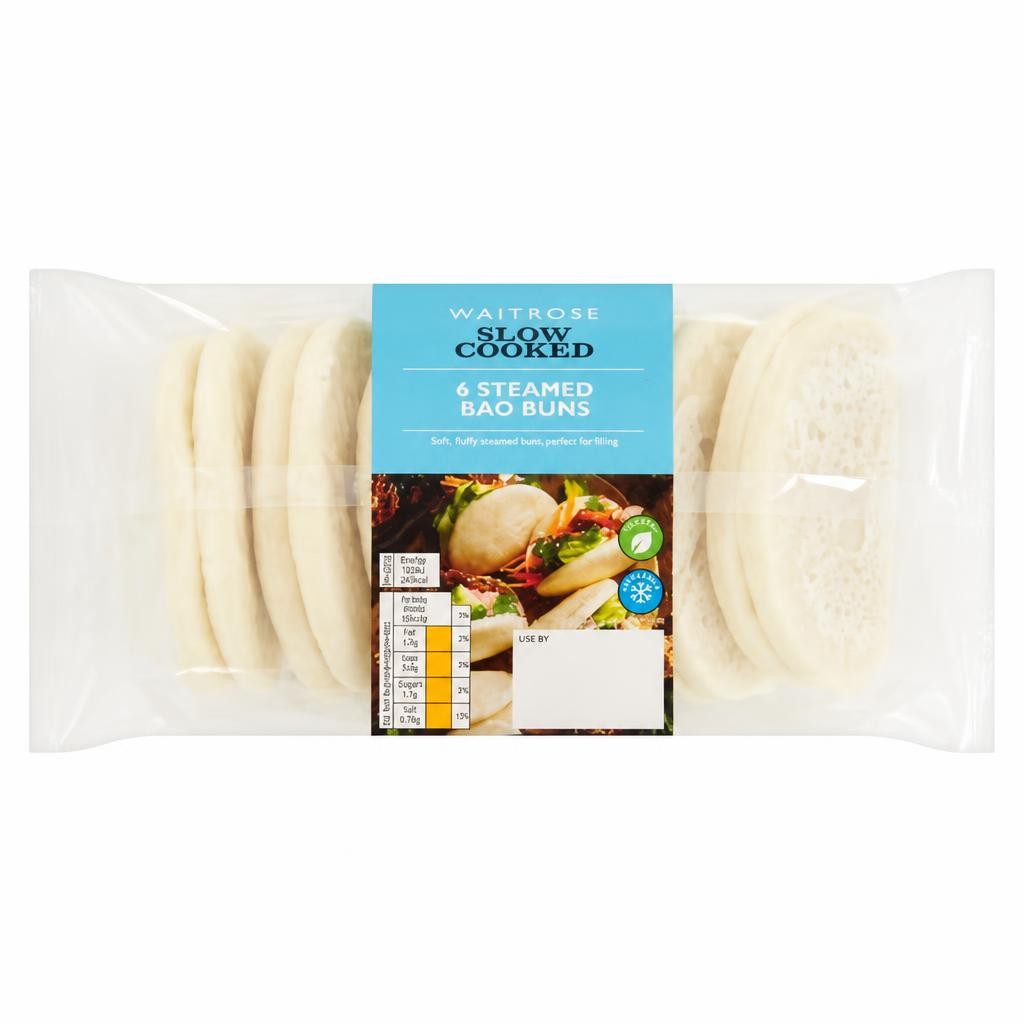 Waitrose Ready to Fill Steamed Buns - 6s