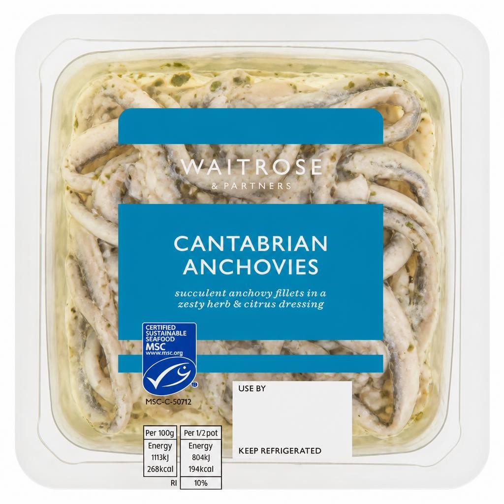 Waitrose MSC Cantabrian Anchovies