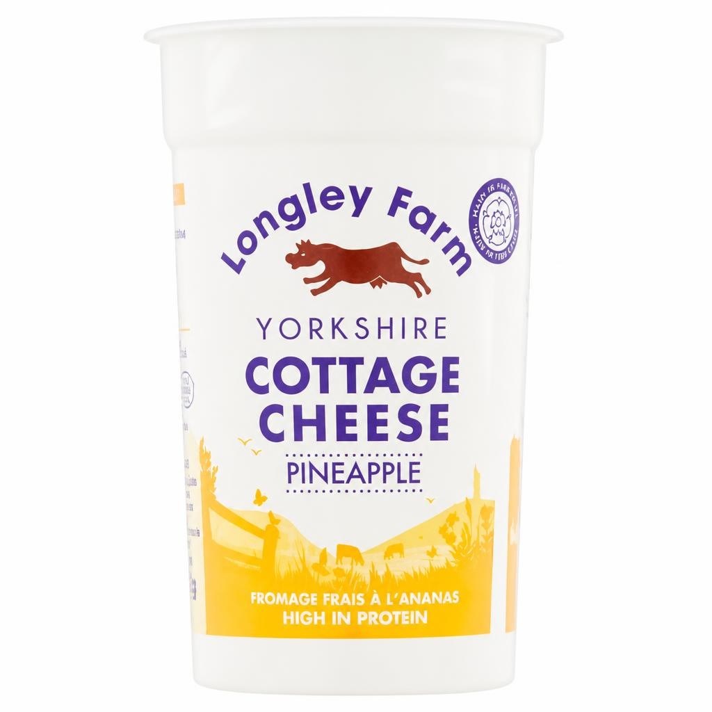 Longley Farm Yorkshire Cottage Cheese Pineapple