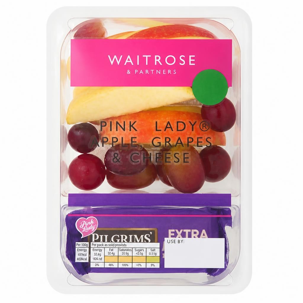 Waitrose Pink Lady Apple, Grapes & Cheese