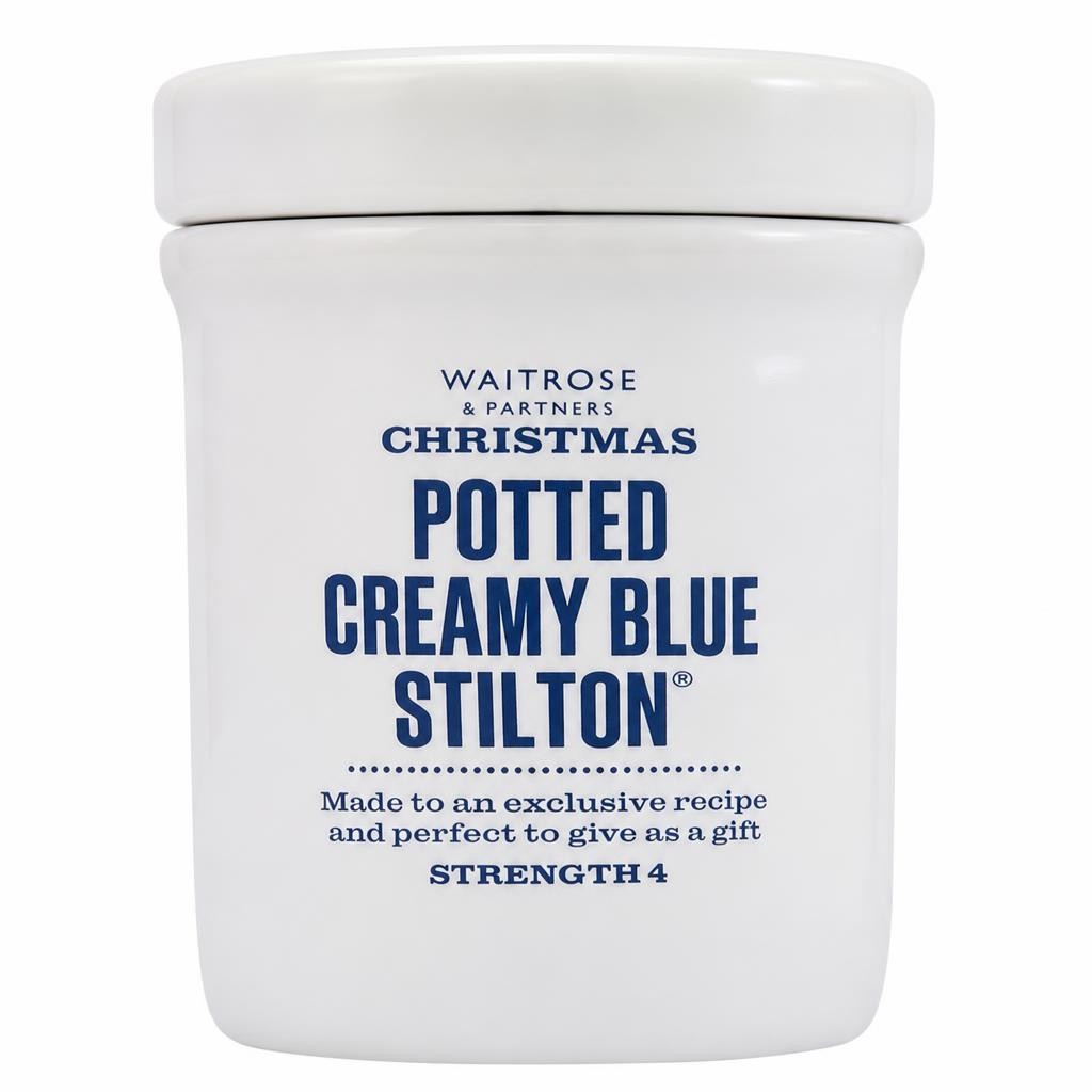 Waitrose Christmas Potted Blue Stilton Cheese Strength 4