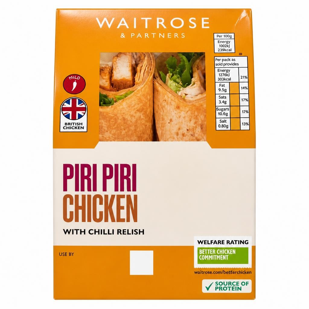 Waitrose Piri Piri Chicken Wrap