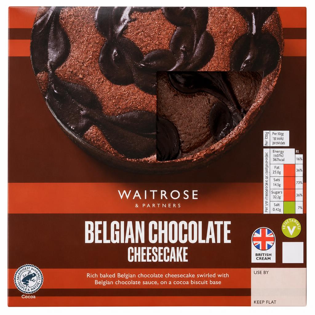 Waitrose Belgian Chocolate Cheesecake