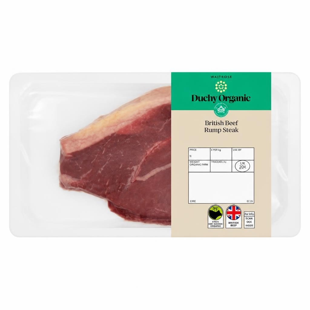 Duchy Organic British Beef Rump Steak