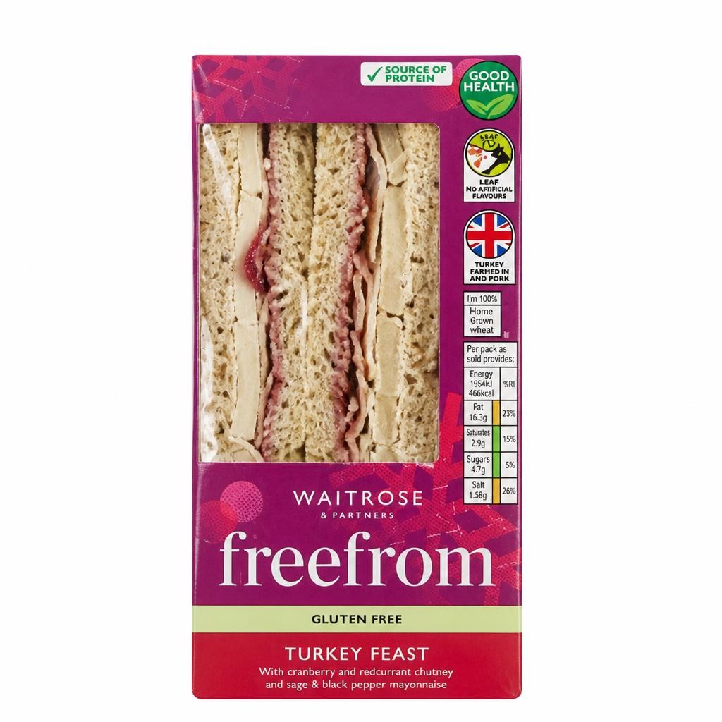 Waitrose freefrom Turkey Feast Sandwich
