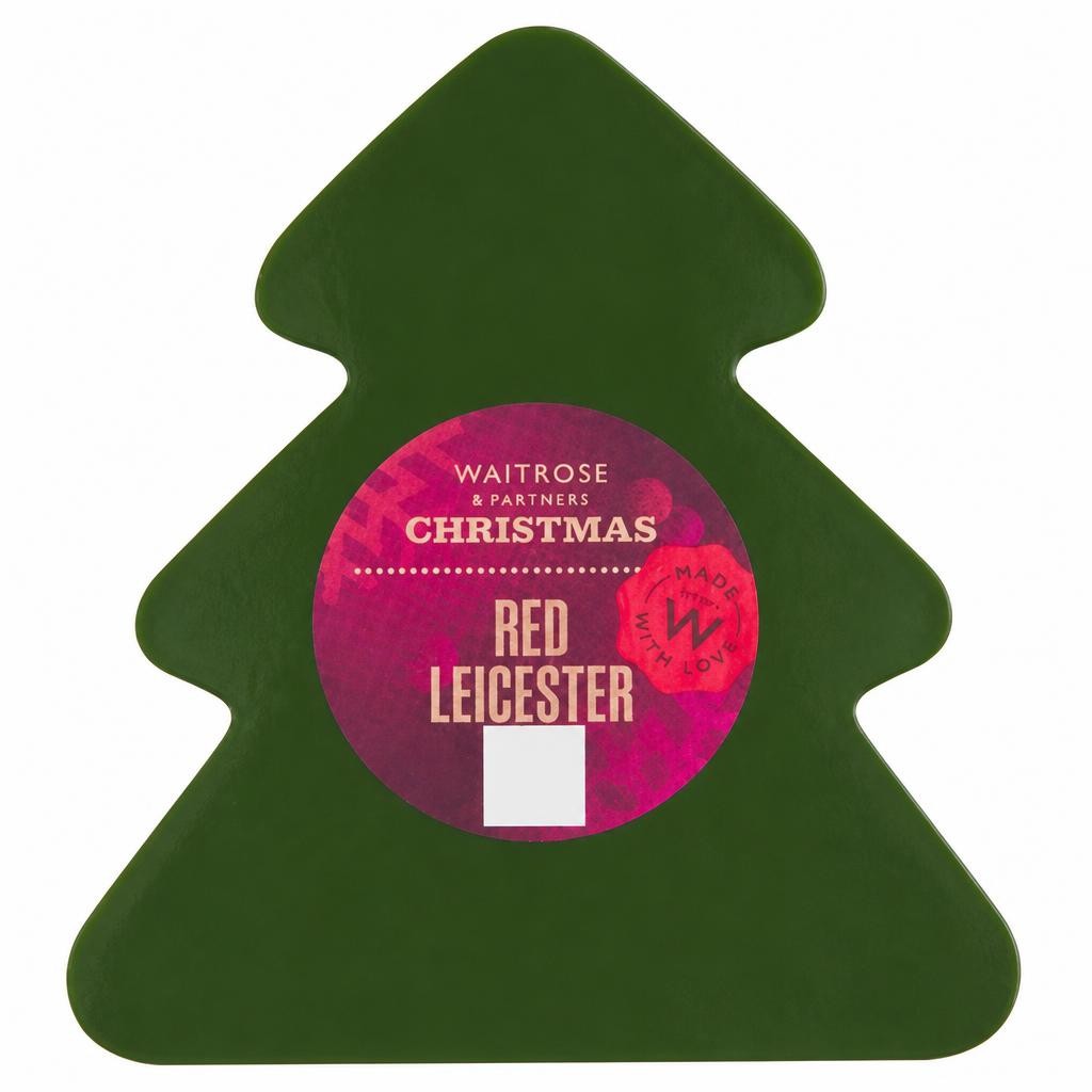 Waitrose Christmas Red Leicester Cheese Truckle