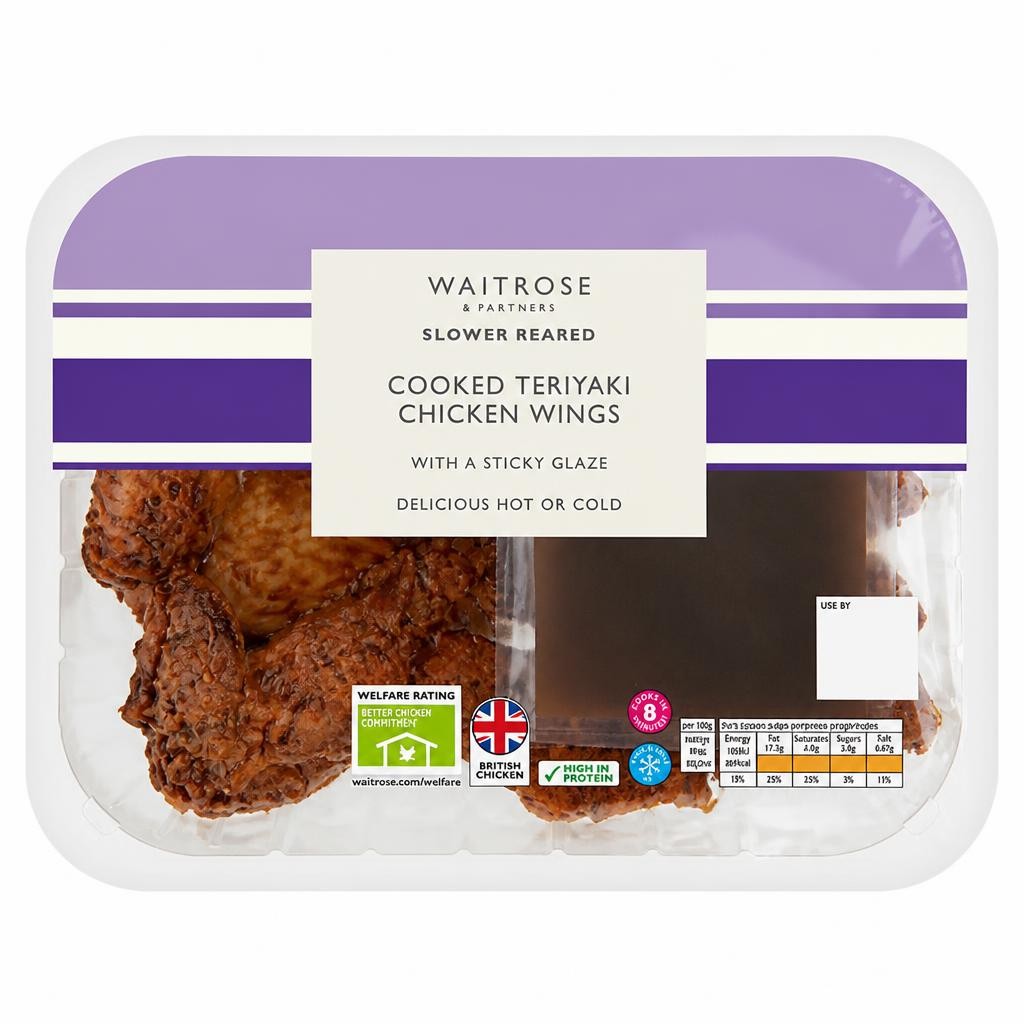 Waitrose Cooked Teriyaki Chicken Wings