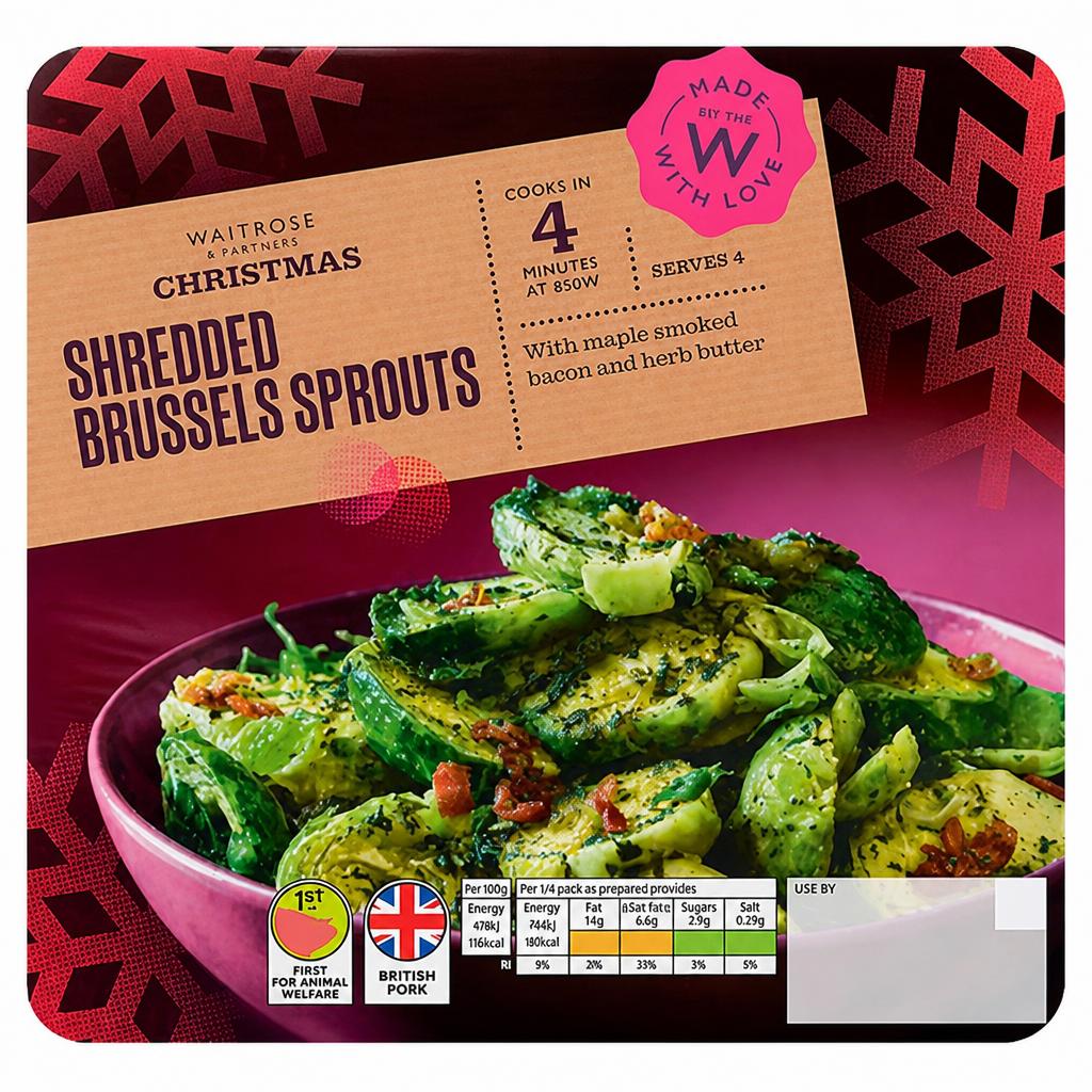 Waitrose Shredded Brussels Sprouts
