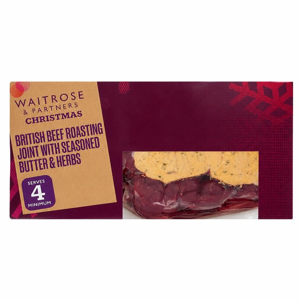 Waitrose Beef Roasting Joint with Butter and Herbs