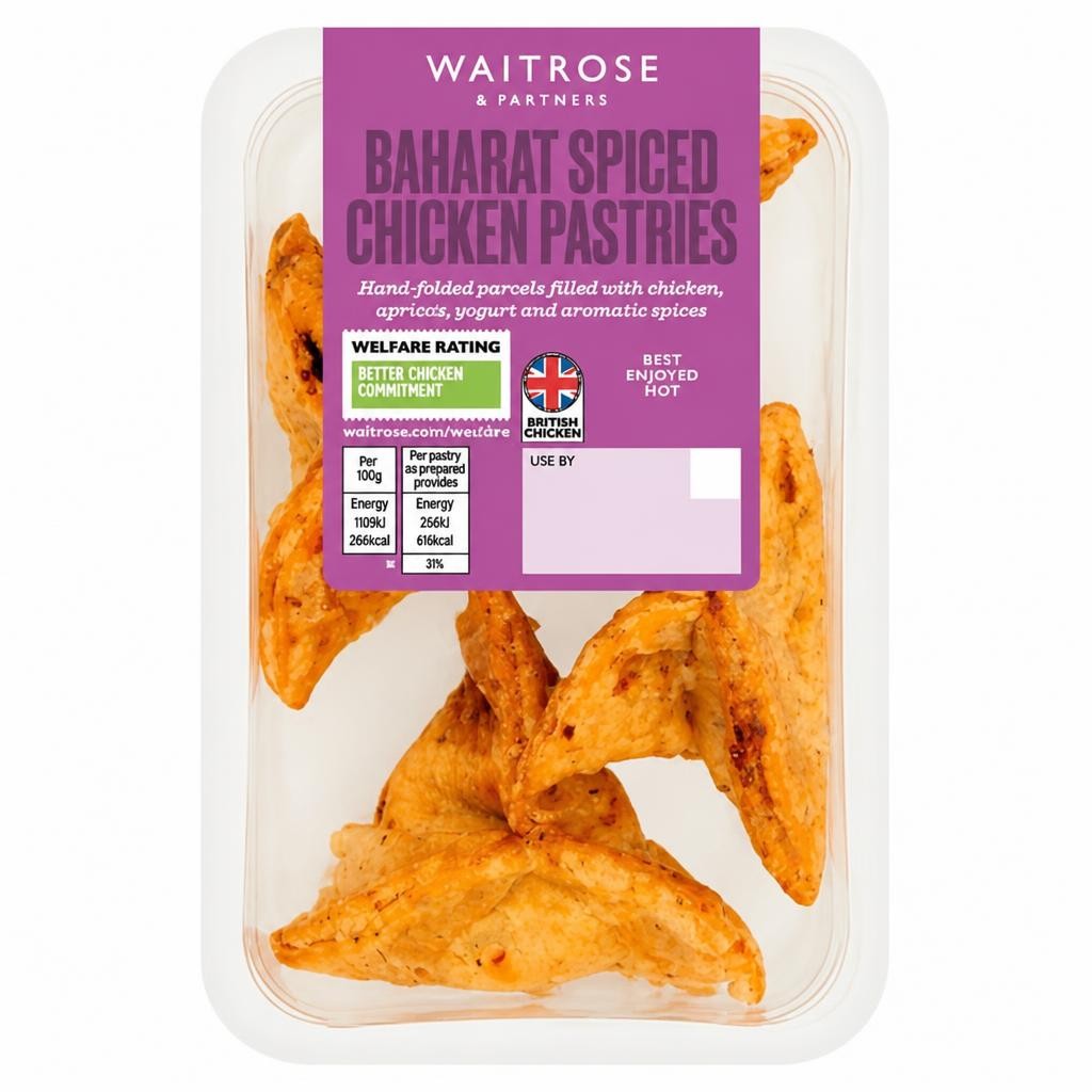 Waitrose Baharat Spiced Chicken Pastries