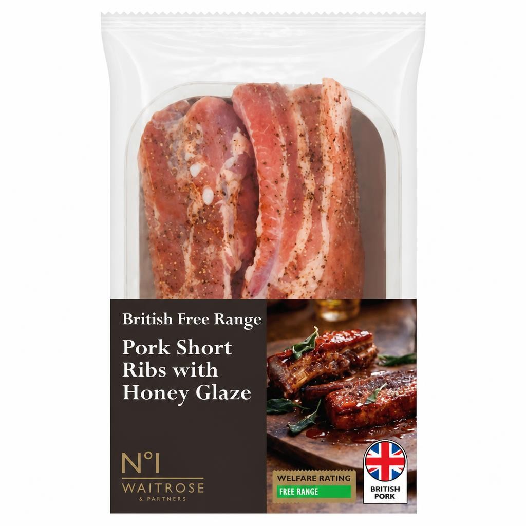 No.1 Free Range Pork Short Ribs with Honey Glaze