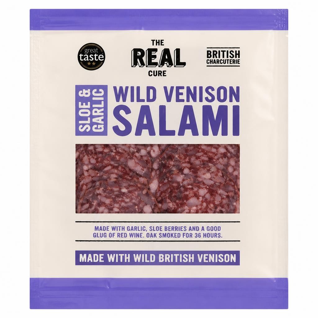 The Real Cure Sloe & Garlic Wild Venison Salami