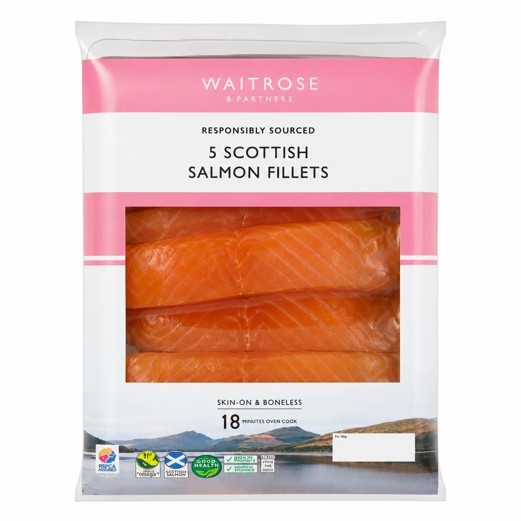 Waitrose 5 Scottish Salmon Fillets