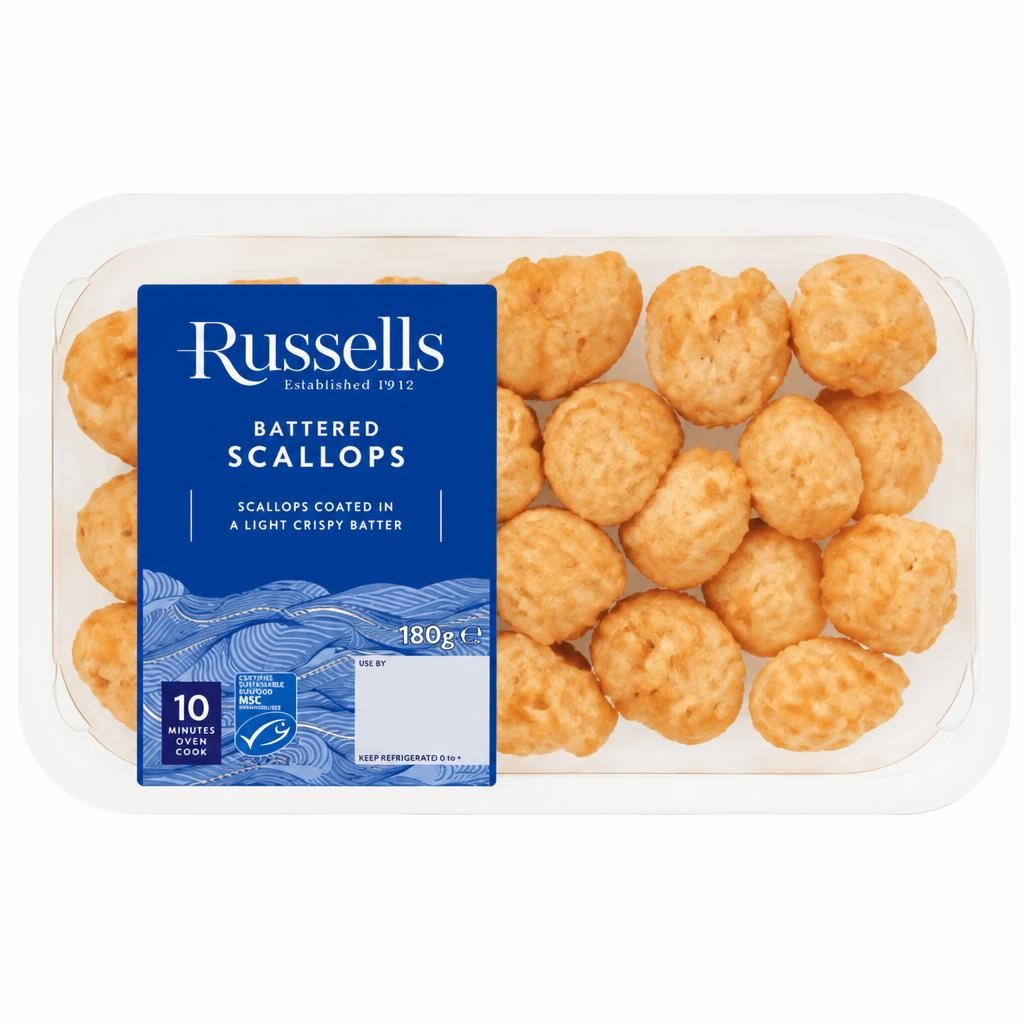 Russells Battered Scallops