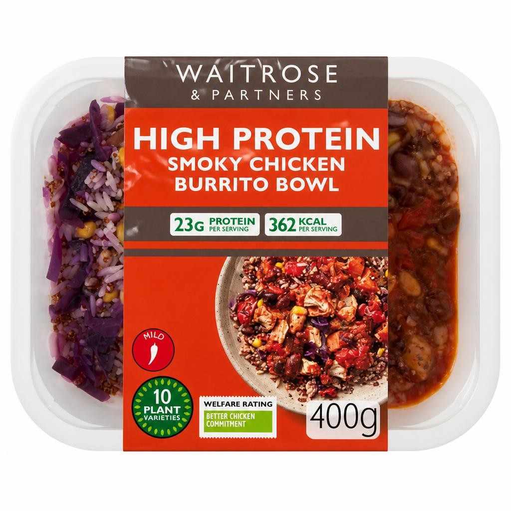 Waitrose High Protein Smoky Chicken Burrito Bowl