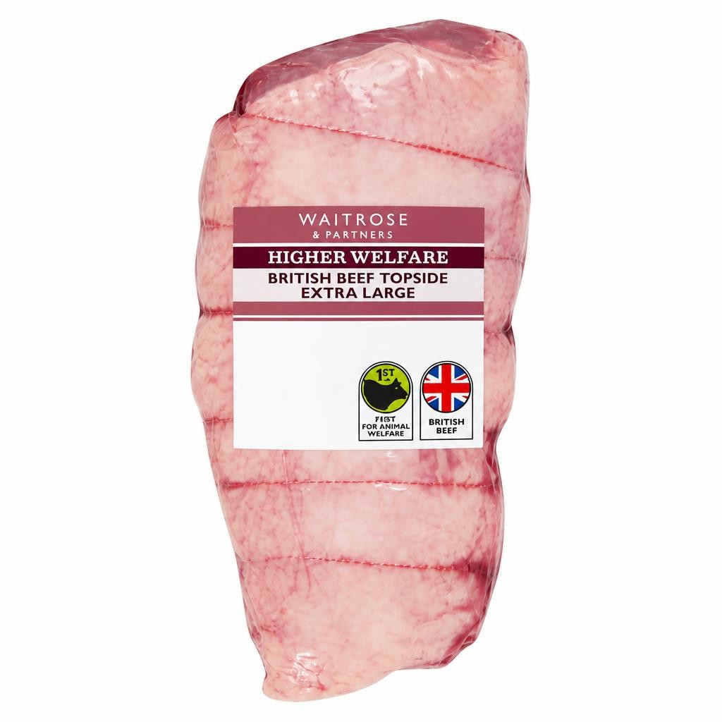 Waitrose British Beef Topside Extra Large