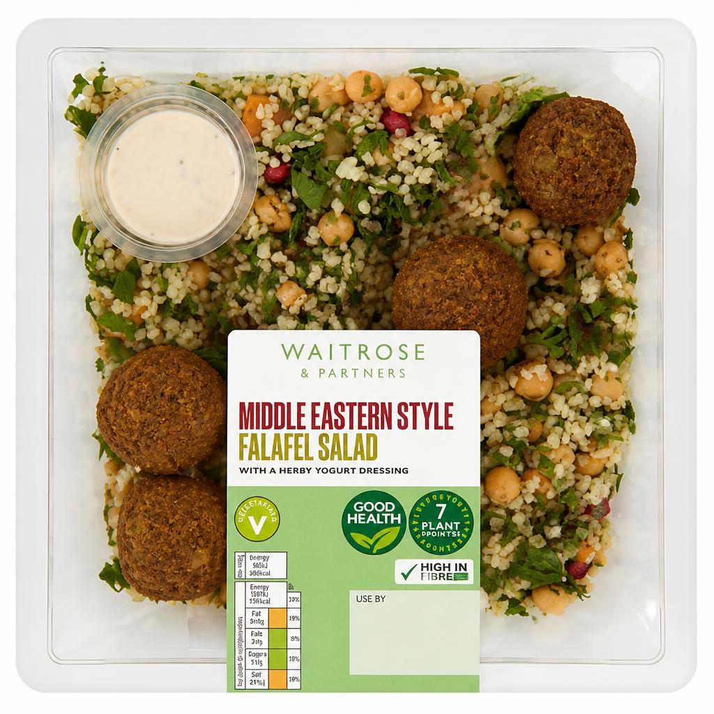 Waitrose Middle Eastern Style Falafel Salad