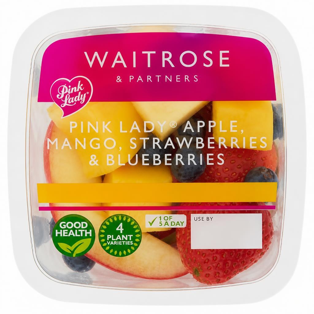 Waitrose Pink Lady Apple, Mango, Strawberry & Blueberry