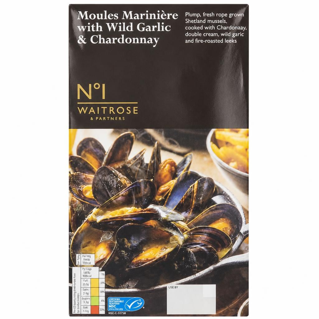No.1 Moules Marinière with Wild Garlic & Chardonnay