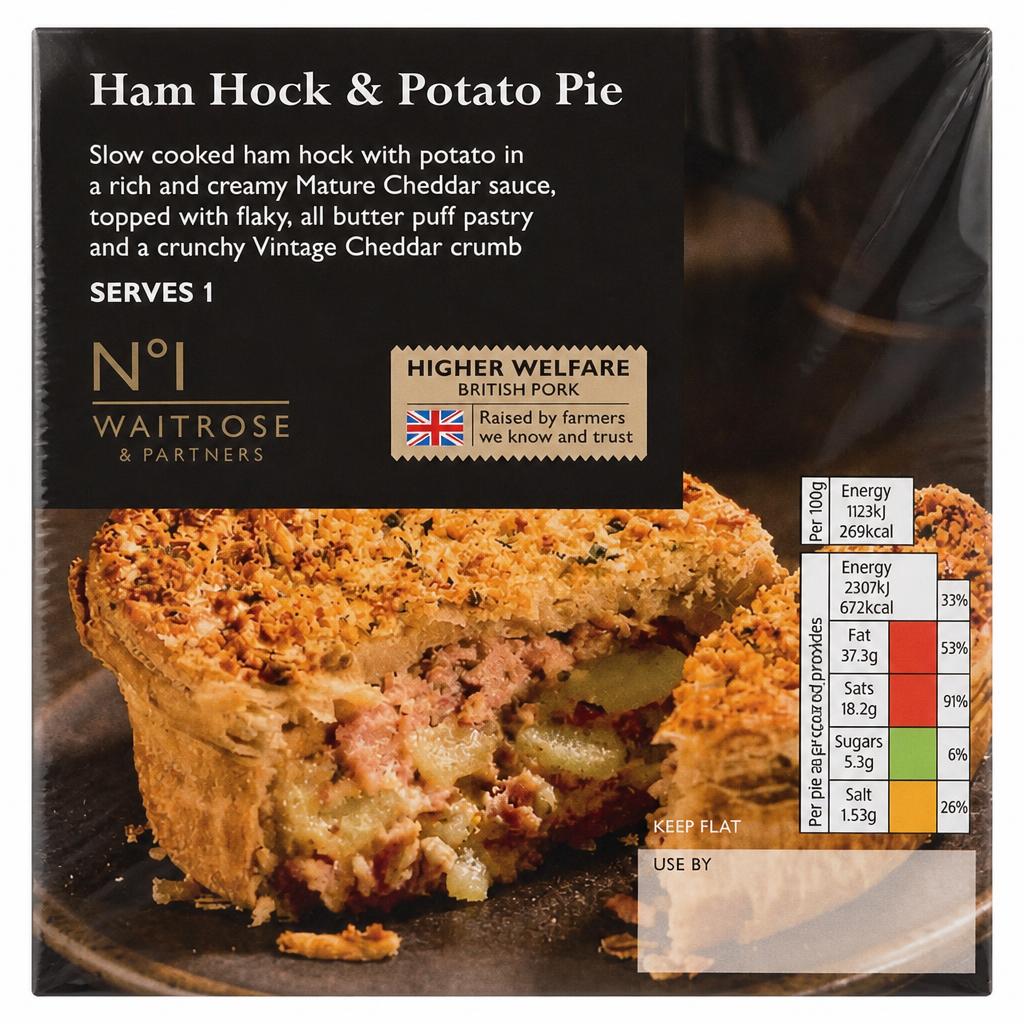 No.1 Ham Hock & Potato Pie