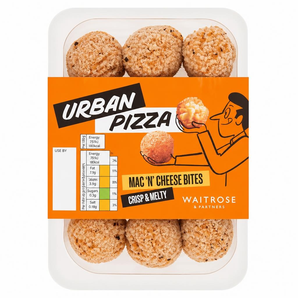 Waitrose Urban Pizza Mac & Cheese Bites